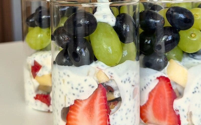 ENSALADA DE FRUTAS CON YOGUR