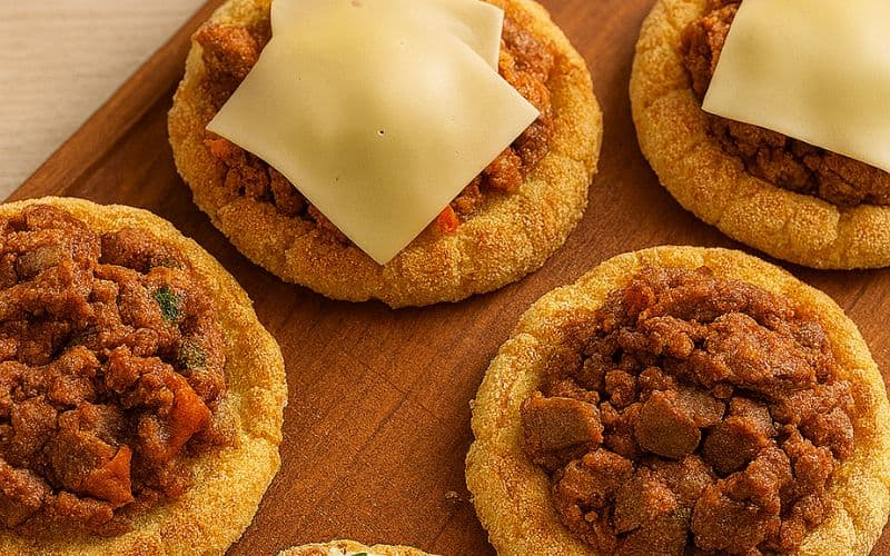 ESFIHA DE PAPA CON CARNE