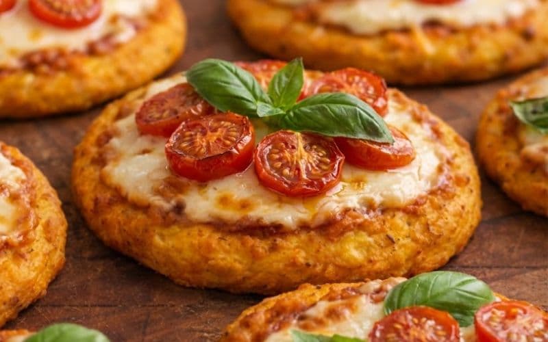 MINI PIZZA DE CALABAZA MARGARITA