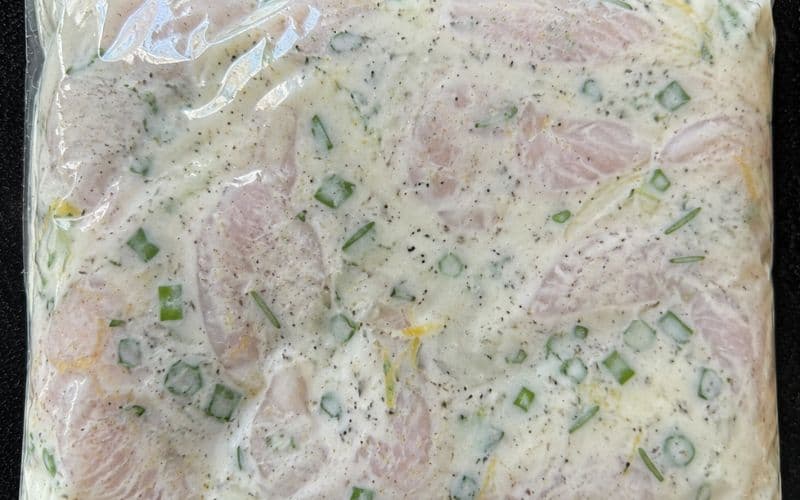 MARINADO CREMOSO DE LIMÓN Y HIERBAS