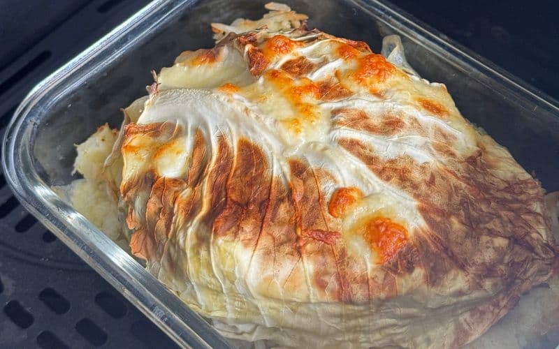REPOLLO RELLENO Y ARROZ CON COLIFLOR