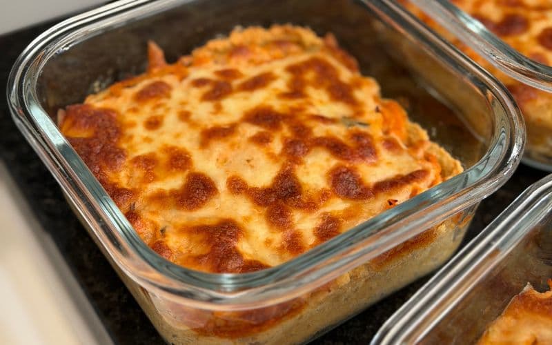 TARTA DE POLLO CON MASA DE GARBANZOS