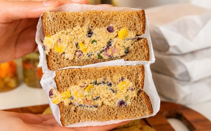 SÁNDWICH DE GARBANZOS