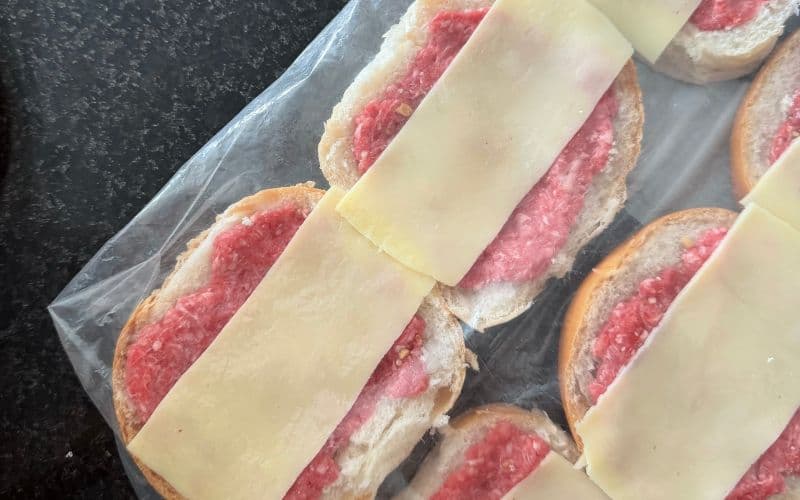 HAMBURGUESA LISTA PARA CONGELAR